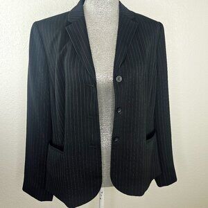 Ann Taylor Classic Pin Stripe Blazer Jacket